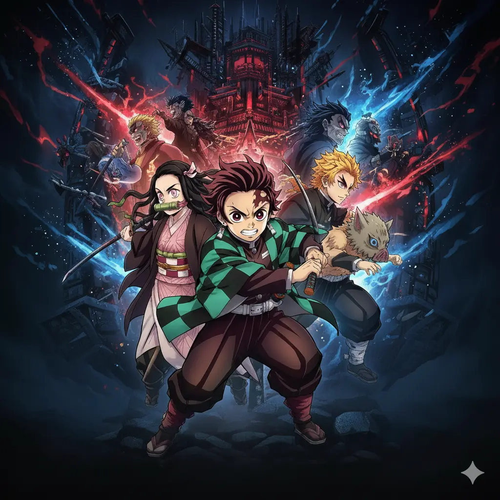 ഡെമോൺ സ്ലേയർ ഇൻഫിനിറ്റി കാസിൽ സിനിമയുടെ പോസ്റ്റർ, വലിയ ബോക്സ് ഓഫീസ് വിജയം നേടുന്നു